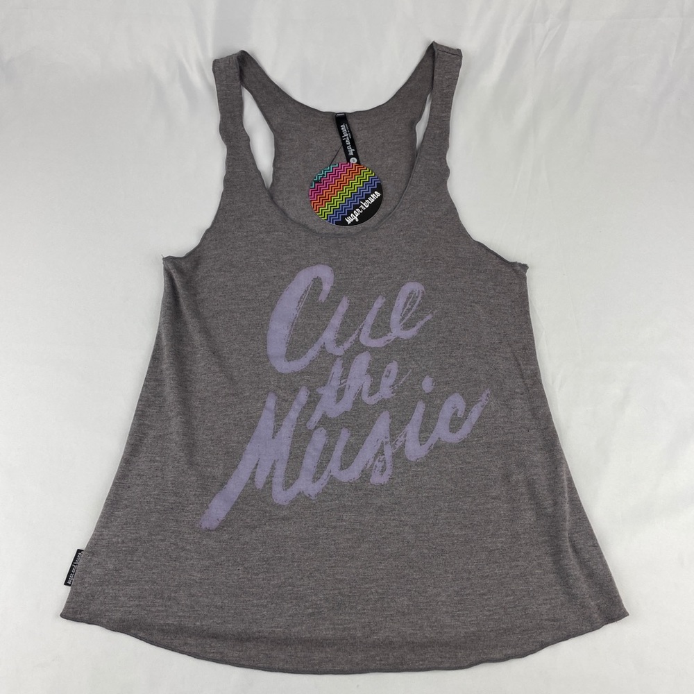 sugar and bruno Gray Tank Top Size Small NWT